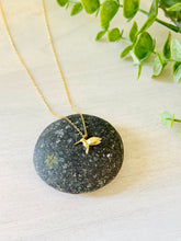 Load image into Gallery viewer, Best of Luck hummingbird pendant necklace