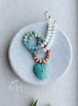 Load image into Gallery viewer, Wild Heart //carved heart pendant gemstone necklace