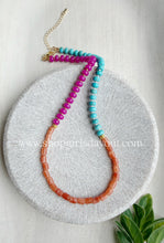 Load image into Gallery viewer, Paradise Punch // rondelle gemstone necklace