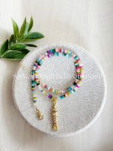 Load image into Gallery viewer, Sweet + Salty // articulated fish// rainbow jasper gemstone necklace