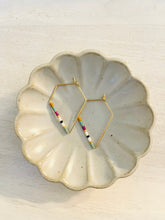 Load image into Gallery viewer, Napa Valley // Japanese Miyuki glass hand beaded gold filled hoop earrings