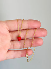 Load image into Gallery viewer, Strawberry pendant necklace