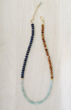 Load image into Gallery viewer, Honey + Ice // rondelle gemstone necklace