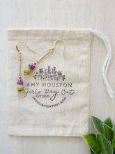 Load image into Gallery viewer, Free Spirit / mixed glass + gemstone dangles