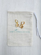 Load image into Gallery viewer, soft flutter // small butterfly latch hoop Huggies