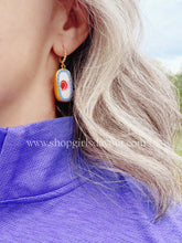 Load image into Gallery viewer, Whimsical Snail / latch hoop dangles