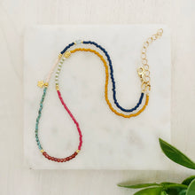 Load image into Gallery viewer, Wild Forage // japanese miyuki bead and gemstone necklace