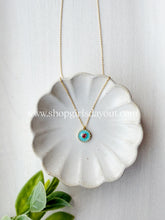 Load image into Gallery viewer, Heart in the Clouds // crystal heart pendant necklace