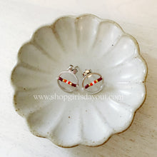 Load image into Gallery viewer, Virginia Tech Hokies Game Day hoop earrings or studs