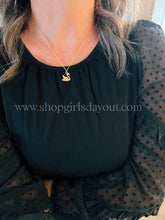 Load image into Gallery viewer, Swan Lake // swan pendant necklace
