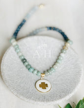 Load image into Gallery viewer, Lucky Me Clover // gemstone necklace