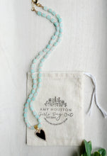 Load image into Gallery viewer, Gentle Heart // mint jade, heart pendant necklace