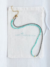 Load image into Gallery viewer, Summer Breeze // amazonite and glass bead necklace