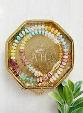 Load image into Gallery viewer, River Bank // fish pendant cut gemstones necklace