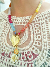 Load image into Gallery viewer, Love & Luck// interchangeable charm gemstone gnecklace