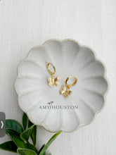 Load image into Gallery viewer, soft flutter // small butterfly latch hoop Huggies