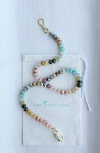Load image into Gallery viewer, Eden //serpent snake // rondelle gemstone necklace