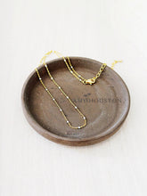 Load image into Gallery viewer, Dottie white or aqua enamel chain necklace