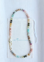 Load image into Gallery viewer, Eden //serpent snake // rondelle gemstone necklace