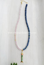 Load image into Gallery viewer, Glory // fish pendant gemstone necklace