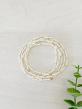 Load image into Gallery viewer, Dainty layering czech glass stretch bracelet
