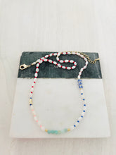 Load image into Gallery viewer, Riviera // fish and mother of pearl necklace
