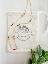 Load image into Gallery viewer, Sweater Weather// weightless glass gold filled miyuki beaded hoops
