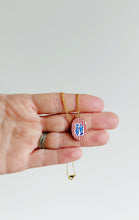 Load image into Gallery viewer, Saltwater Souls //Two sided fish pendant necklace
