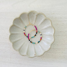 Load image into Gallery viewer, Napa Valley // Japanese Miyuki glass hand beaded gold filled hoop earrings
