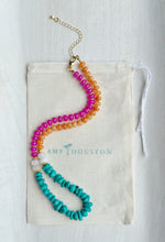Load image into Gallery viewer, Paradise Punch // rondelle gemstone necklace
