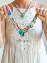 Load image into Gallery viewer, Wild Heart //carved heart pendant gemstone necklace
