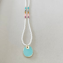 Load image into Gallery viewer, Nani turquoise pendant miyuki beaded necklace
