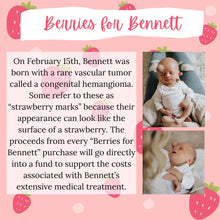 Load image into Gallery viewer, Berries for Bennett strawberry dangle earrings
