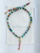 Load image into Gallery viewer, Tropical Storm // fish pendant gemstone necklace
