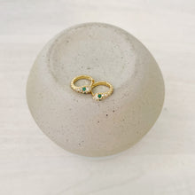 Load image into Gallery viewer, Serpent //  latch hoop snake huggies
