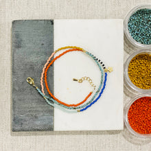 Load image into Gallery viewer, Amalfi // japanese miyuki beaded necklace
