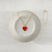 Load image into Gallery viewer, The Power of Love red heart pendant necklace
