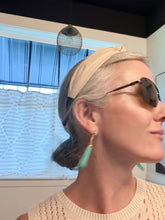Load image into Gallery viewer, Southwest Sky // boho beaded turquoise tassel earrings
