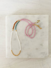 Load image into Gallery viewer, Calypso color block miyuki beaded necklace
