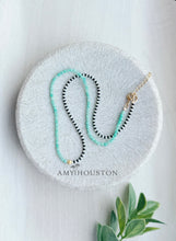 Load image into Gallery viewer, Summer Breeze // amazonite and glass bead necklace
