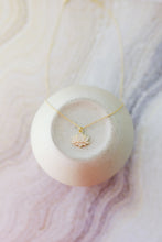 Load image into Gallery viewer, Transform // pave crystal lotus necklace
