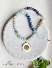 Load image into Gallery viewer, Lucky Me Clover // gemstone necklace
