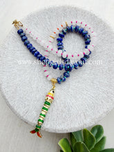 Load image into Gallery viewer, Glory // fish pendant gemstone necklace
