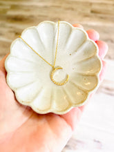 Load image into Gallery viewer, Fly me to the moon pendant necklace
