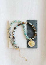 Load image into Gallery viewer, Roar // Lion statement necklace // bold powerful jewelry
