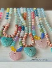 Load image into Gallery viewer, Wild Heart //carved heart pendant gemstone necklace

