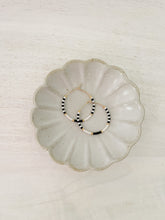 Load image into Gallery viewer, Dalmatian Coast  // weightless glass gold filled miyuki beaded hoops
