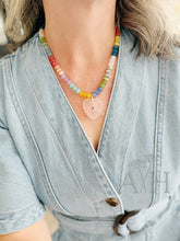 Load image into Gallery viewer, Wild Heart //carved heart pendant gemstone necklace

