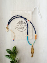 Load image into Gallery viewer, Autumn Tide // fish pendant necklace
