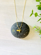 Load image into Gallery viewer, Best of Luck hummingbird pendant necklace
